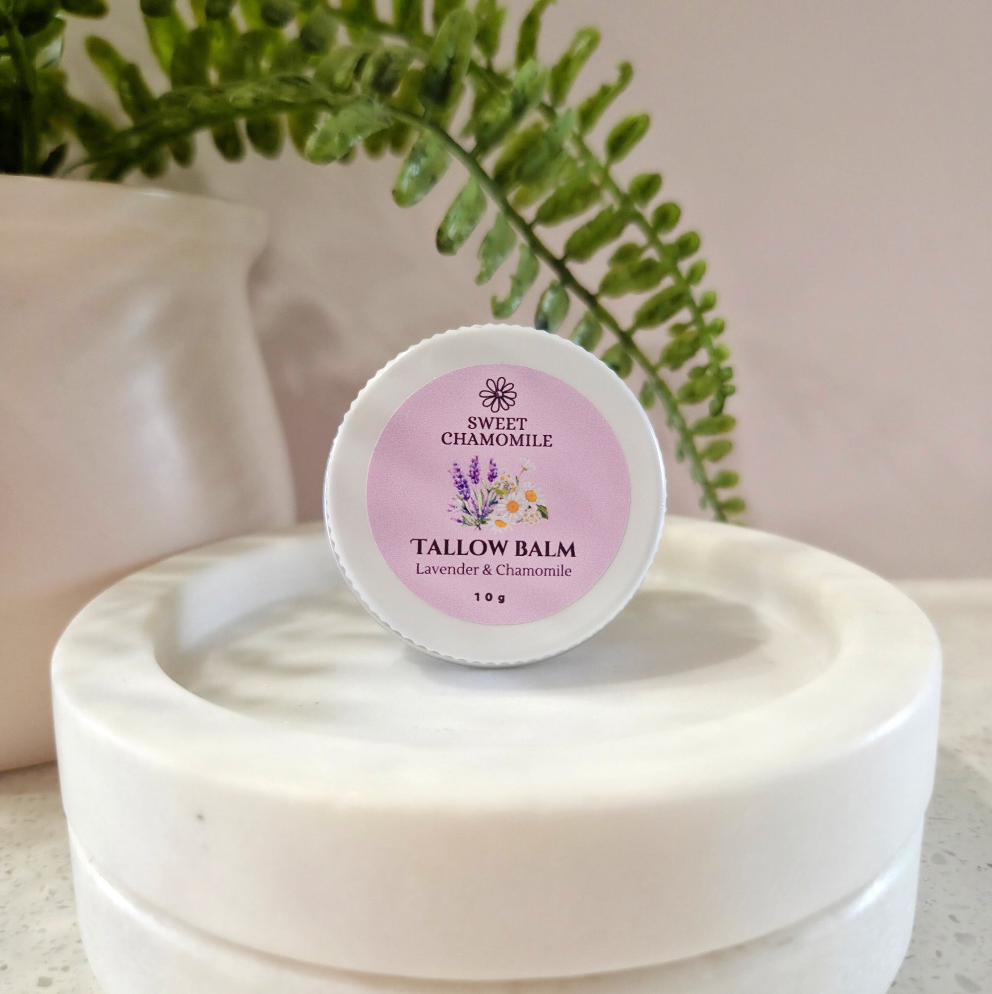 Tallow Balm Chamomile & Lavender 10g