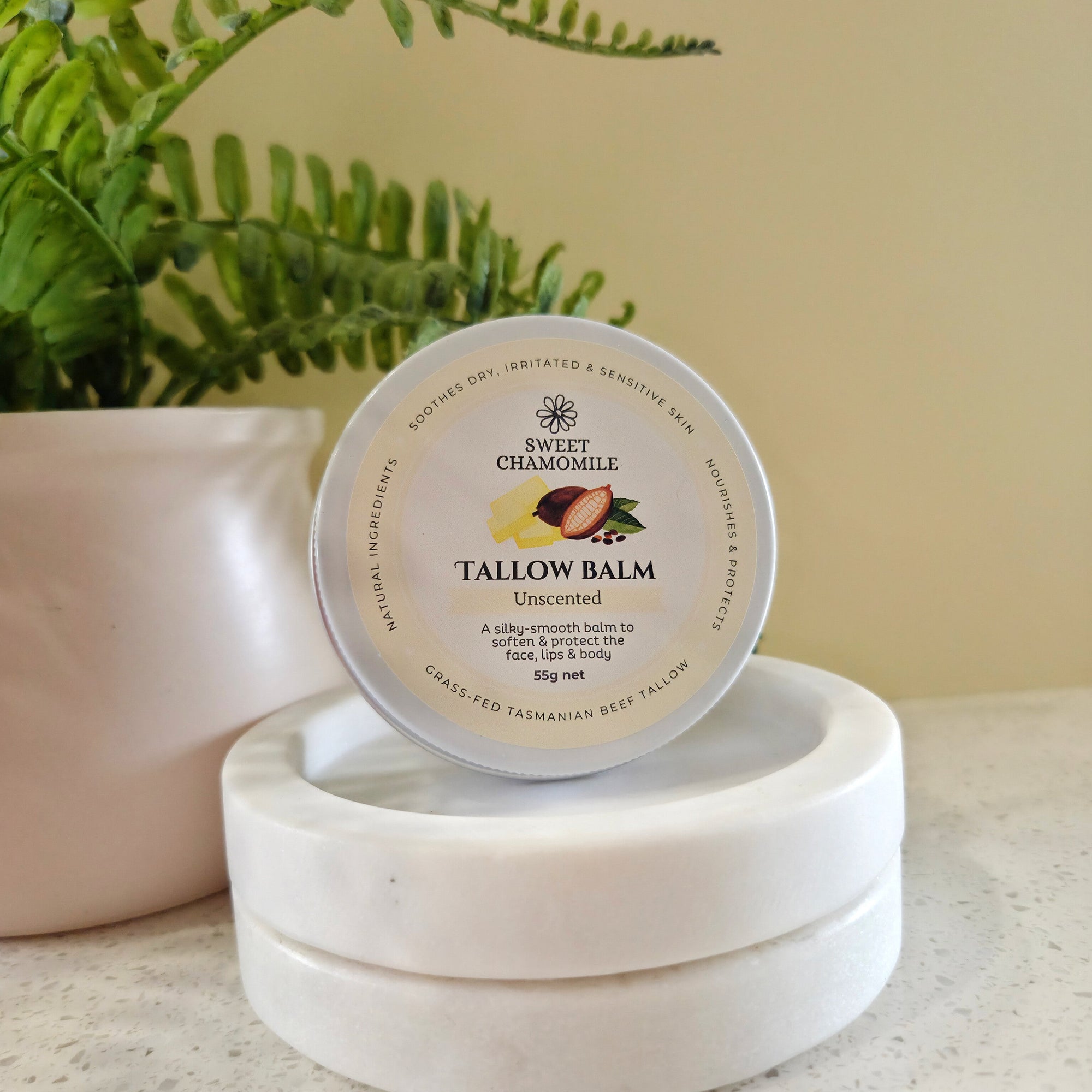Tallow Balm Unscented 55g